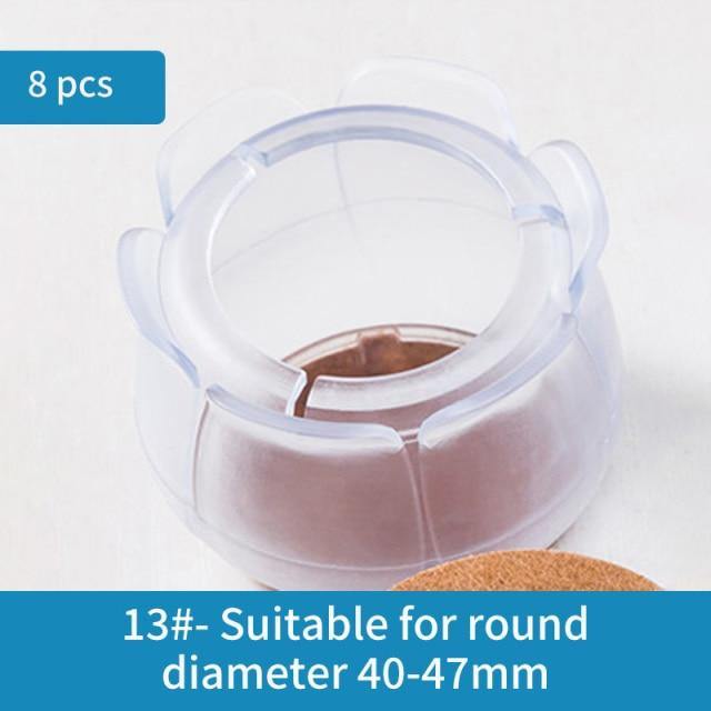 8Pcs Noise-Reduction Silicone Furniture Feet Pad - Image 4