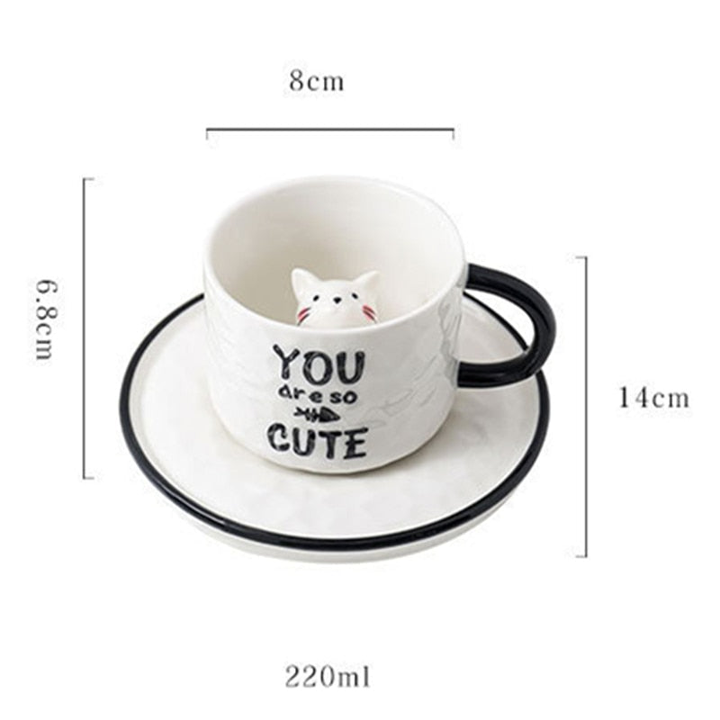 3D Cute Pet Ceramic Mug - Image 6