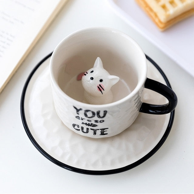 3D Cute Pet Ceramic Mug - Image 5