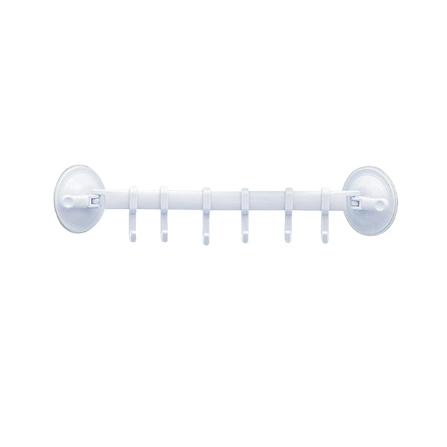 Adjustable Hook Double Suction Towel Rack - Image 8