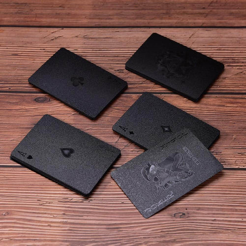 Elegant Black Diamond Poker Cards - Image 0