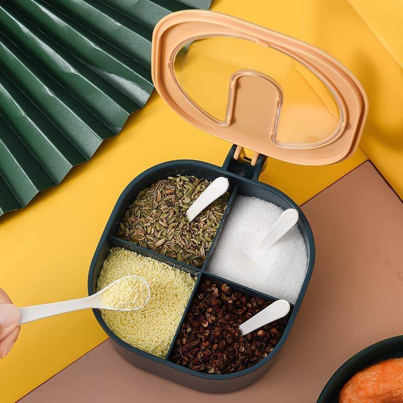 Transparent Easy Spice Storage Jar - Image 2