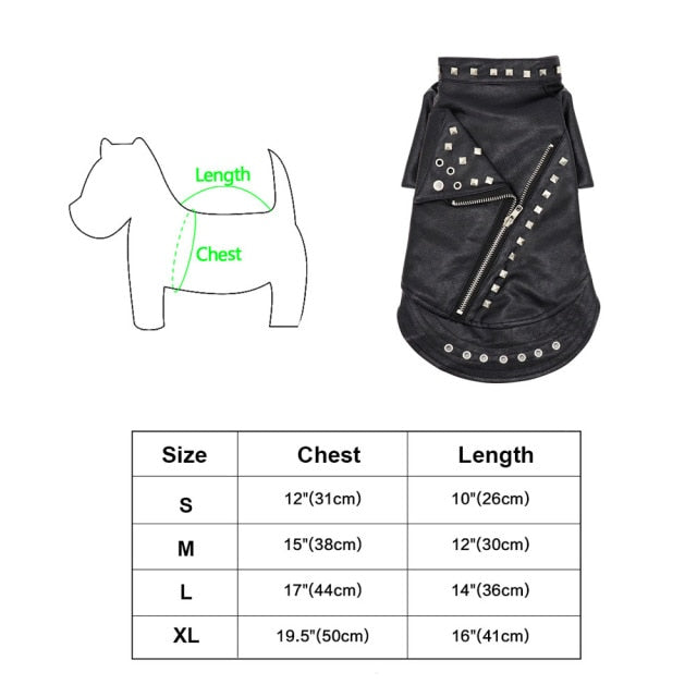 Cool Cute Leather Pet Jacket - Image 6