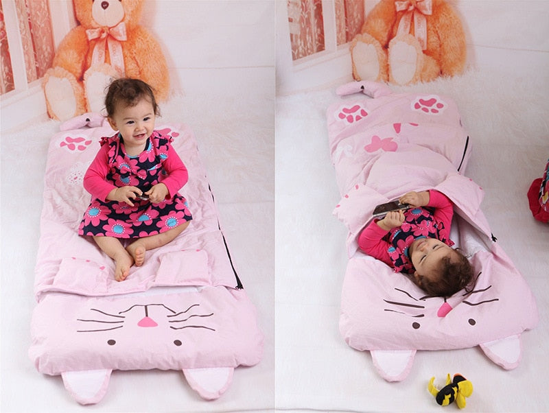 Cartoon Dinosaur Kid Sleeping Bag - Image 2