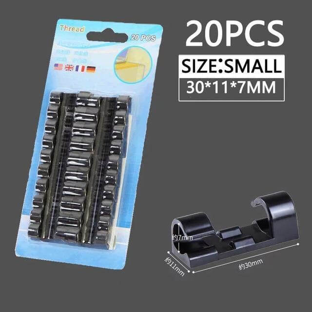 20Pcs Self Stick Wire Organizer - Image 13