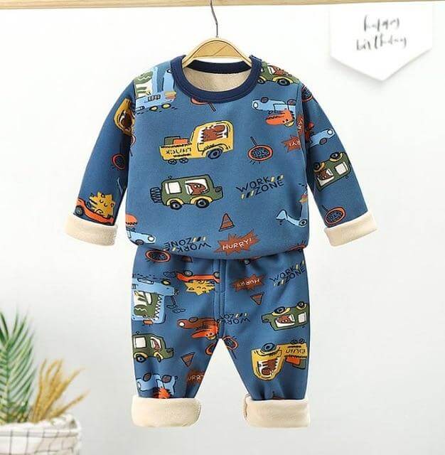 Children Cartoon Winter Pyjamas Unisex - Image 3
