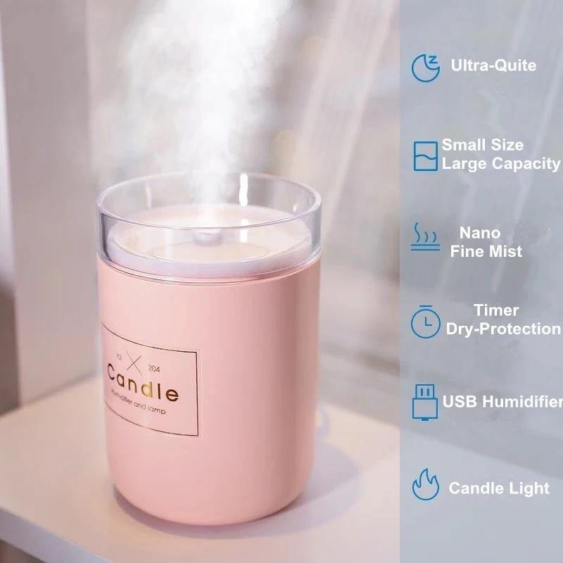 Ultrasonic Candle Essential Oil Diffuser - Image 9