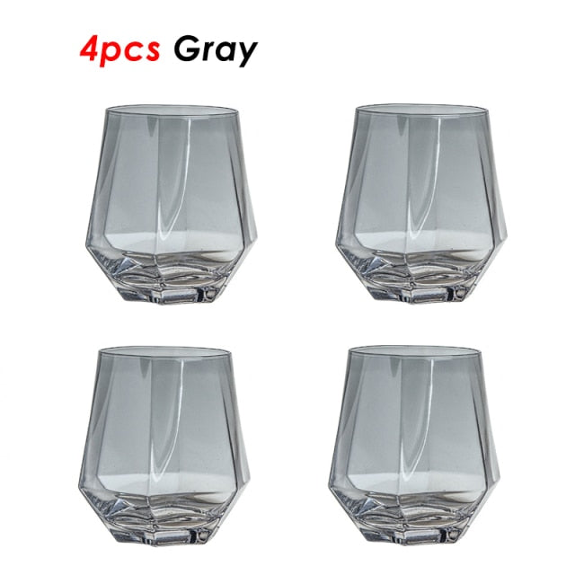 Diamond Shaped Clear Glass Pitcher Set - Image 15
