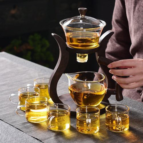 Elegant Glass Magnetic Tea Infuser Set - Image 0