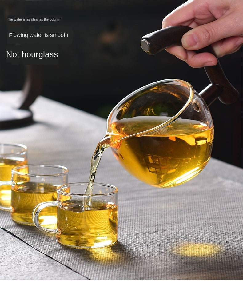 Elegant Glass Magnetic Tea Infuser Set - Image 1