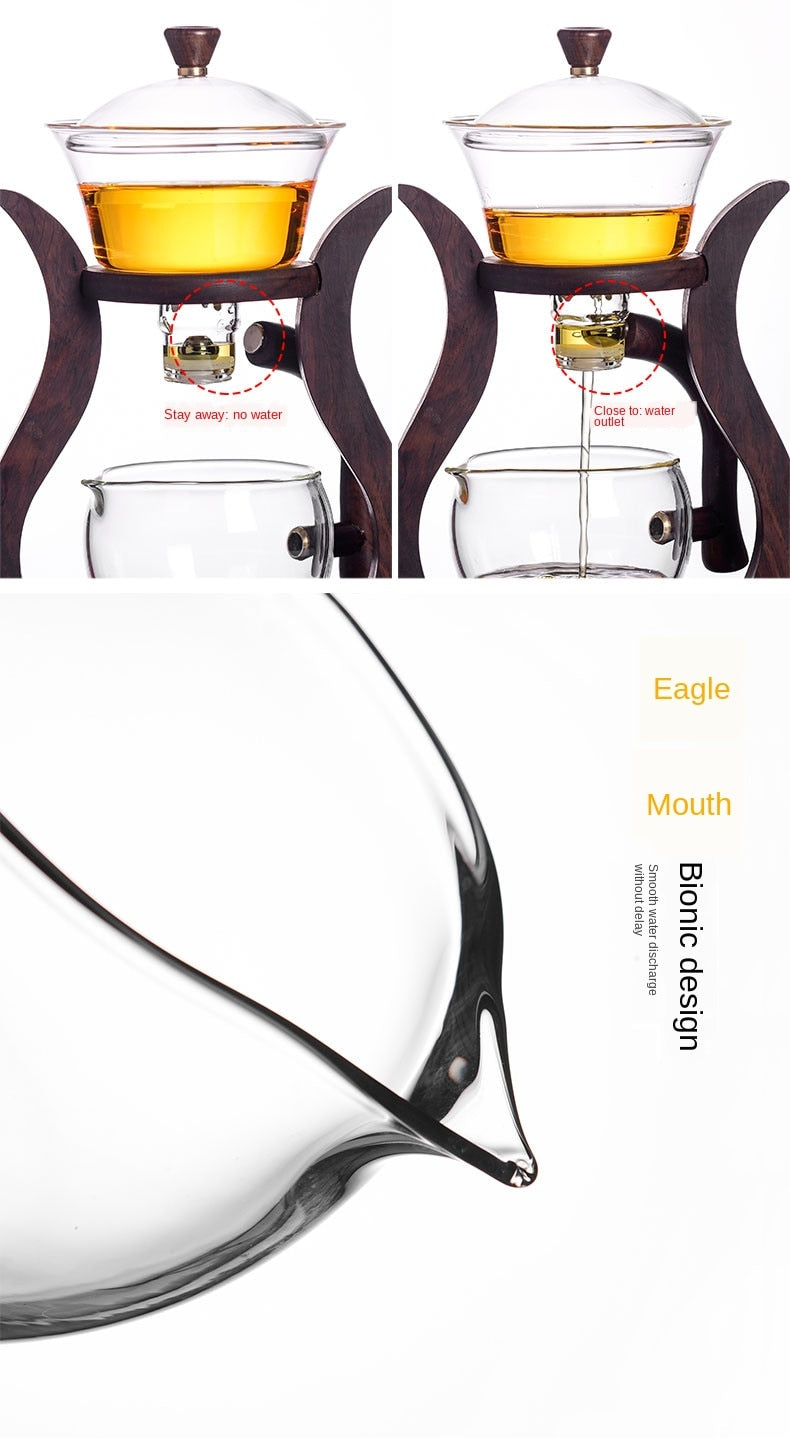 Elegant Glass Magnetic Tea Infuser Set - Image 9