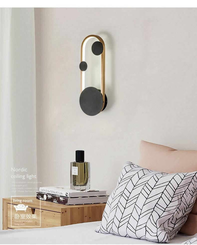 Modern Led Creative Nordic Earthly Wall Lamp - Image 3