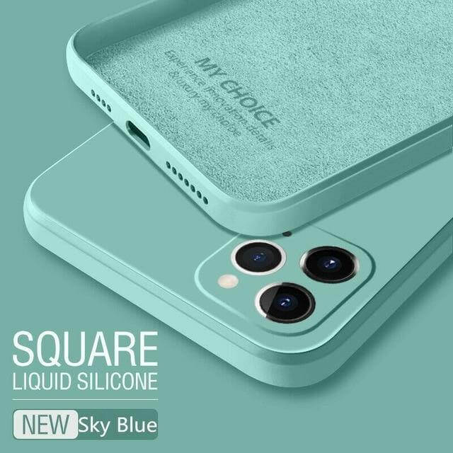 Square Pastel Silicone iPhone Case - Image 9