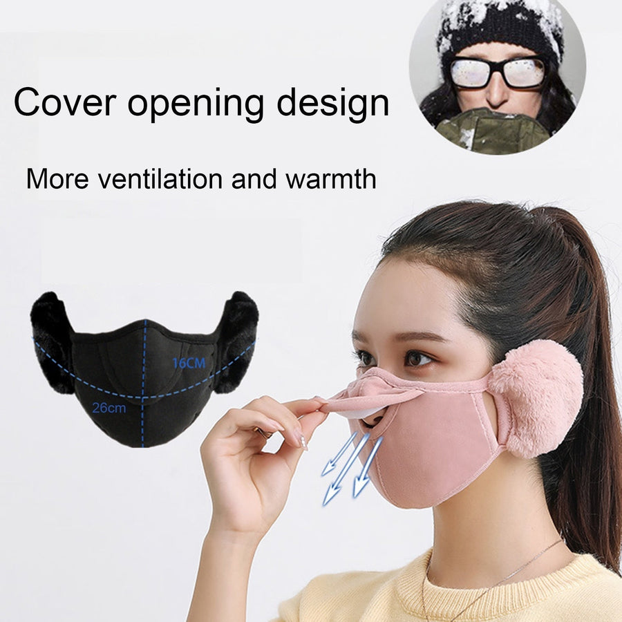 2in1 Unisex Winter Cold Proof Earmuff Mask - Image 4