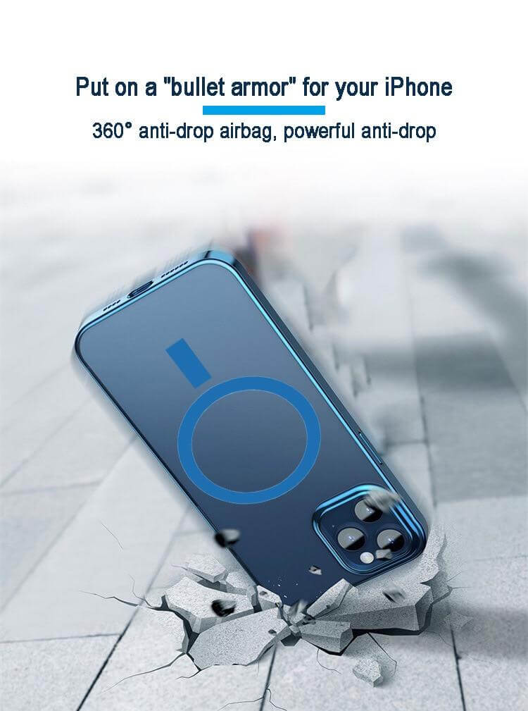 Transparent Magnetic Charger Case for iPhone 12 - Image 1