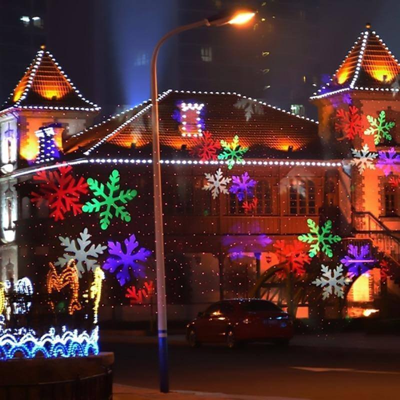 LED Halloween Decoration Landscape House Projector - Image 1