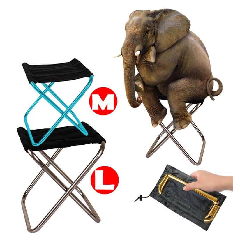 Folding Portable Small Stool Chair - Image 0