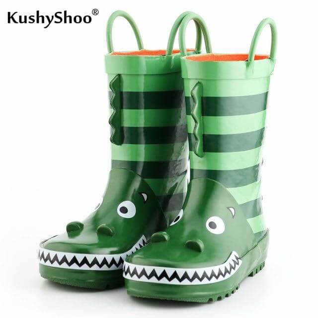 Waterproof Children's Cartoon Rubber Boots - Image 12