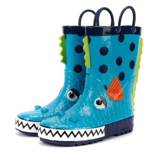 Waterproof Children's Cartoon Rubber Boots - Image 14