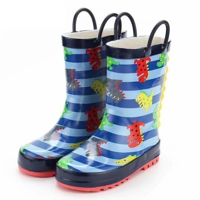 Waterproof Children's Cartoon Rubber Boots - Image 3