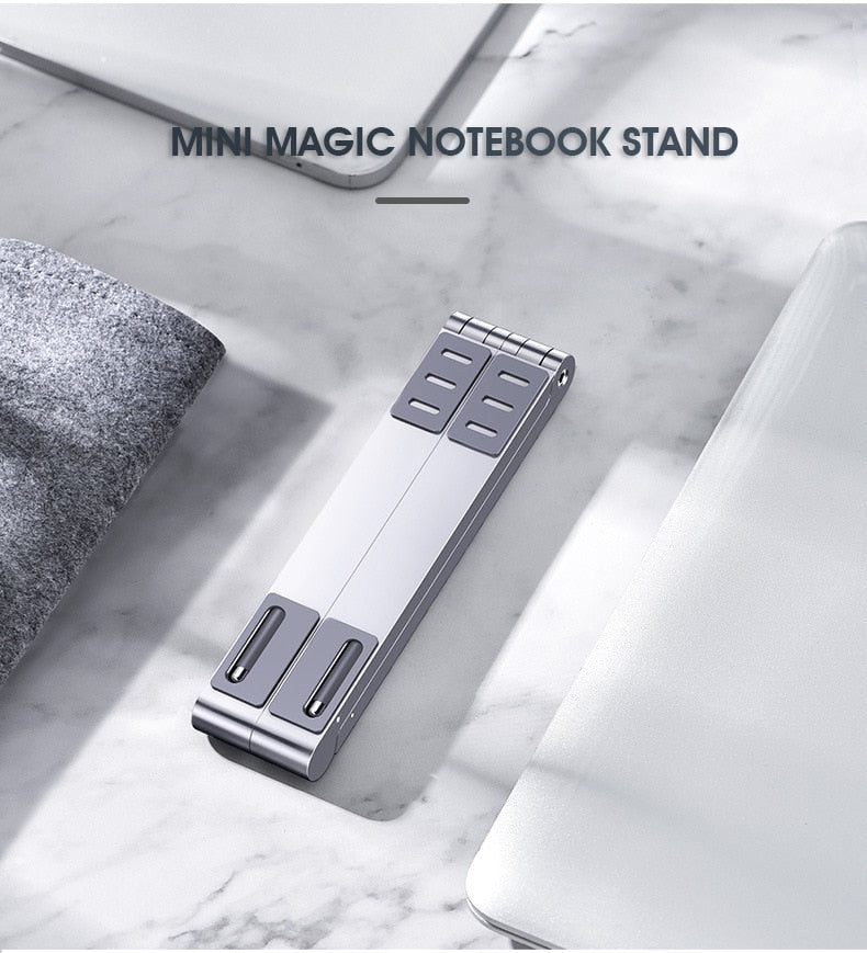 Adjustable Folding Notebook Phone Holder Stand - Image 3