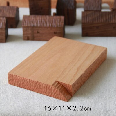 Walnut Miniature Wood House Decor - Image 2