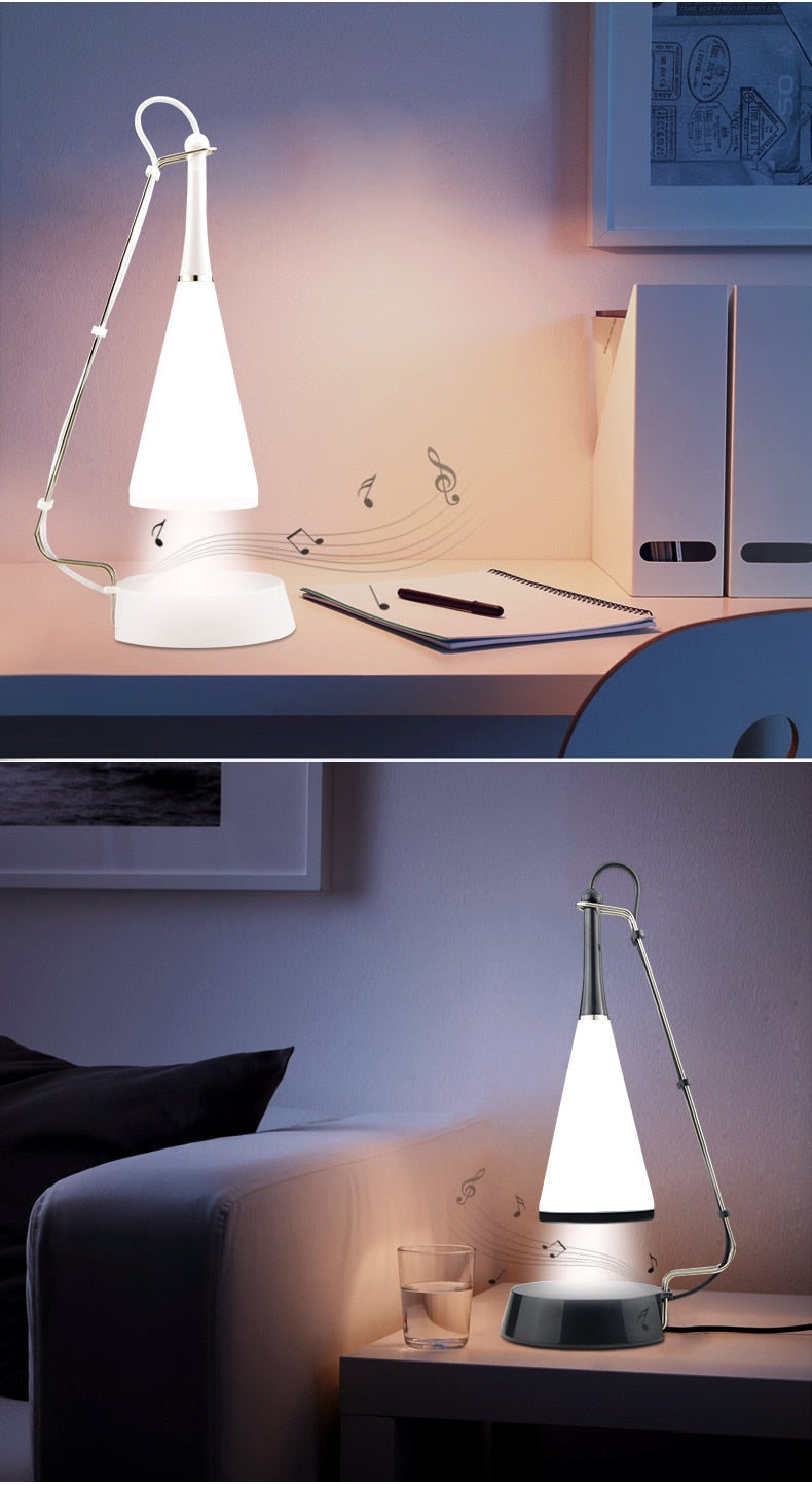 Touch Sensor Bluetooth Speaker Led Table Lamp - Image 11