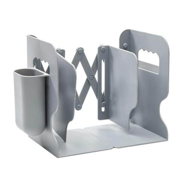 Adjustable Retractable Book Holder with Pen Holder - Image 5
