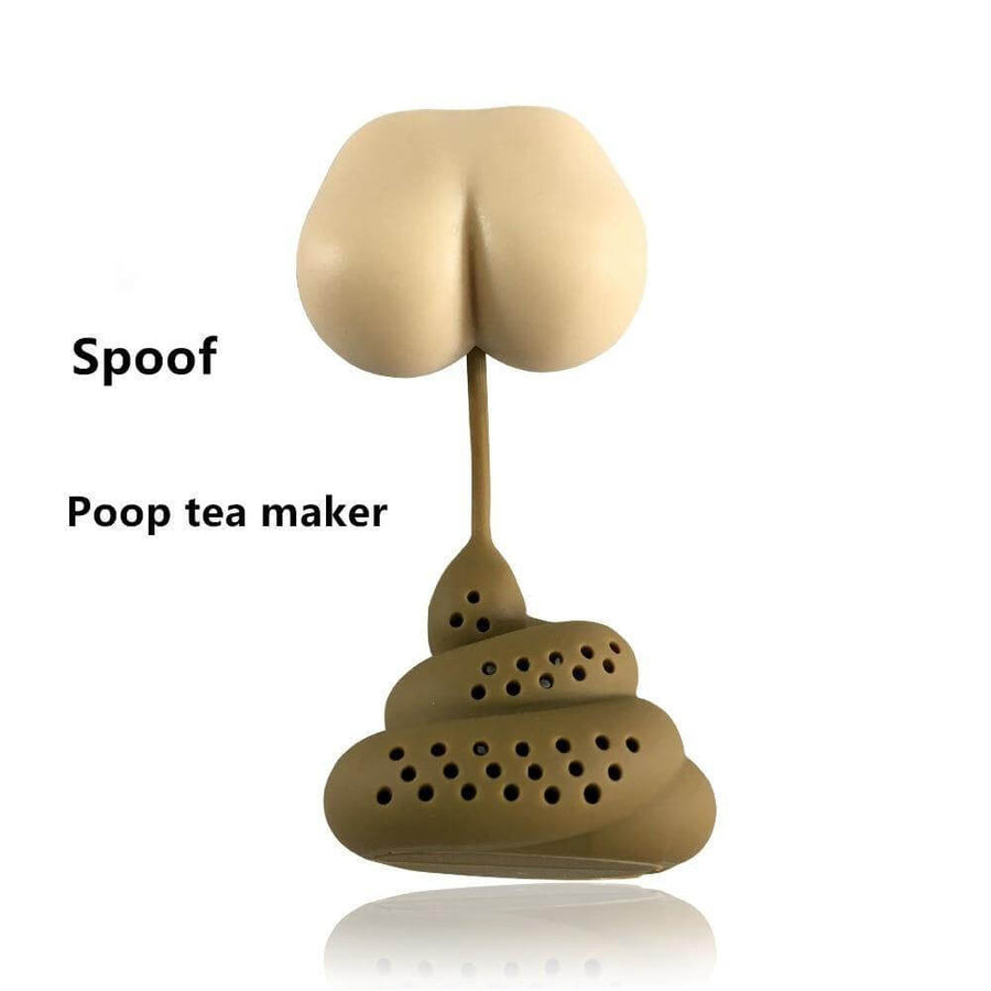 Funny Poop Shape Herbal Tea Infuser - Image 2