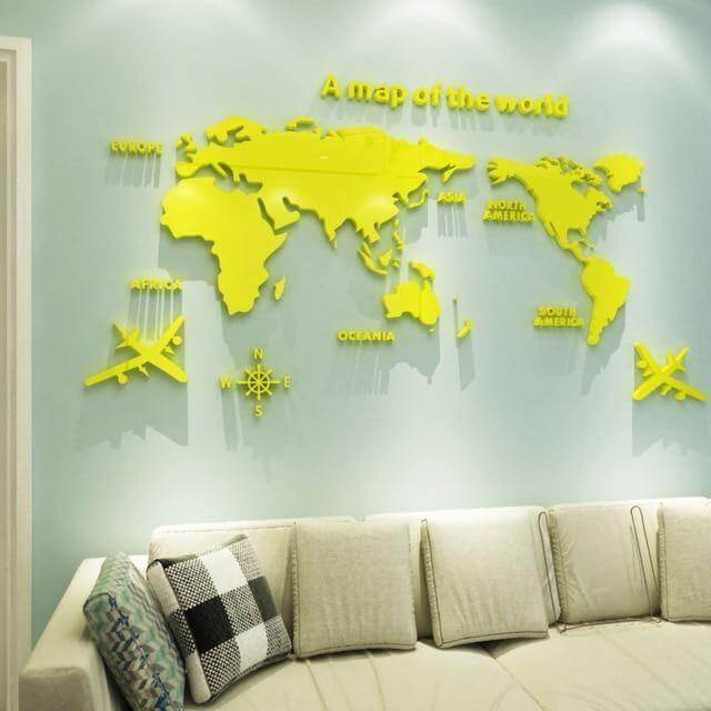 A Map Of the World Wall Art Decoration - Image 2