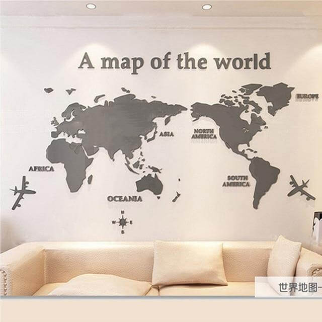 A Map Of the World Wall Art Decoration - Image 7