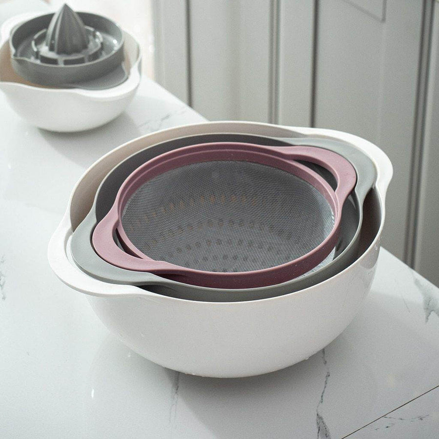 Multifunctional Five-Piece Drainer Kitchen Tool - Image 8