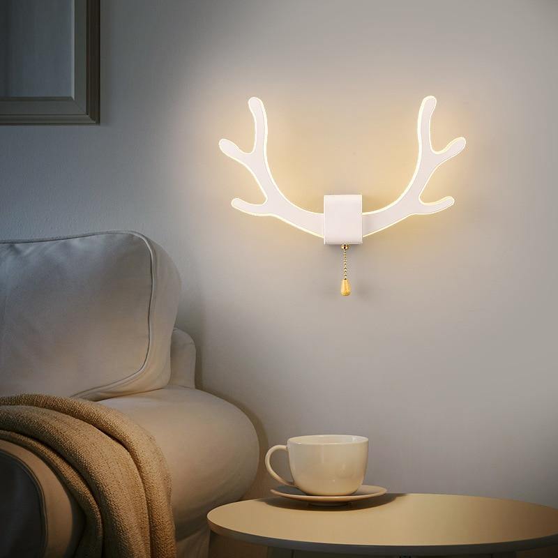 Creative Deer Antler Wall Lamp with Motion Sensor - Image 7