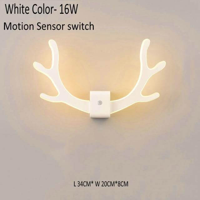 Creative Deer Antler Wall Lamp with Motion Sensor - Image 11