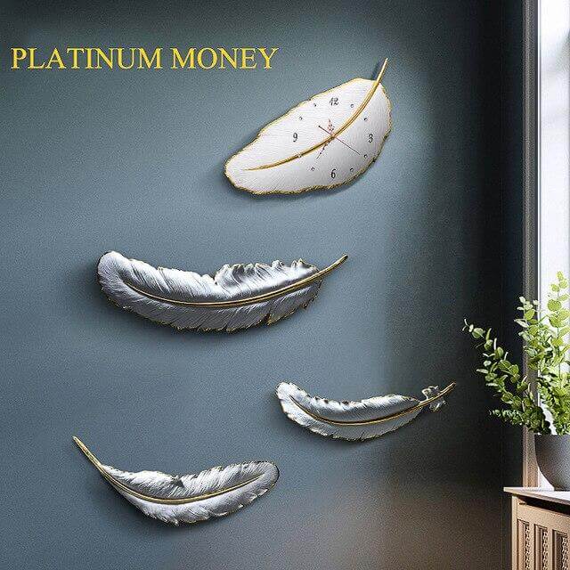 Nordic Wind Art Wall Clock - Image 1