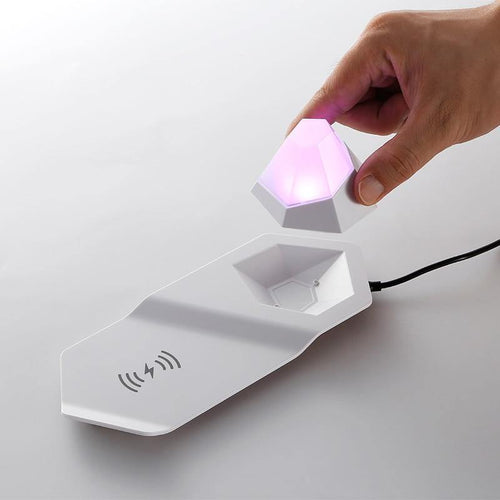 2in1 Diamond LED Night Light Wireless Charger - Image 0