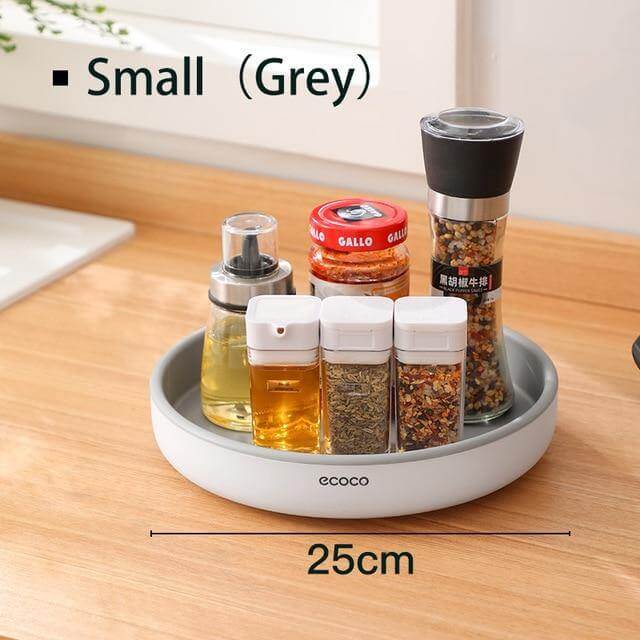 360° Rotating Tray Seasoning Bottle Organizer - Image 3