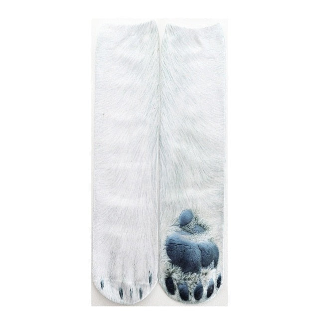 Cat Paw 3D Printed Unisex Socks - Image 24