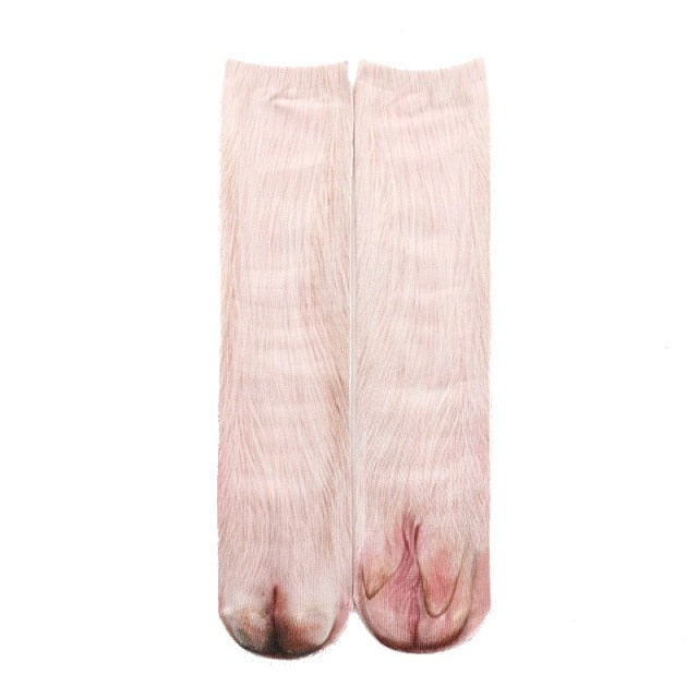 Cat Paw 3D Printed Unisex Socks - Image 26