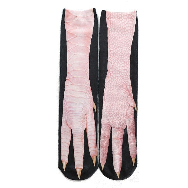 Cat Paw 3D Printed Unisex Socks - Image 15