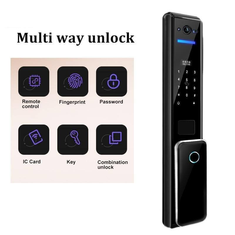 Led Screen Fingerprint Secure Digital Door Lock - Image 8