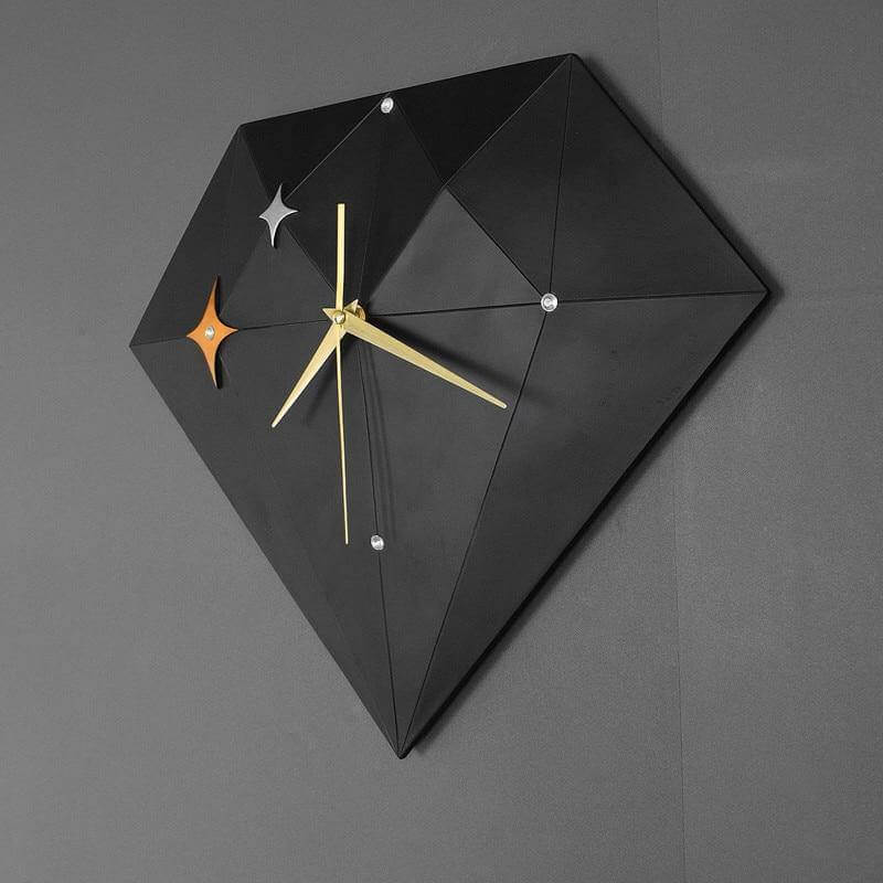 Geometric Nordic Star Minimalist Wall Clock - Image 0