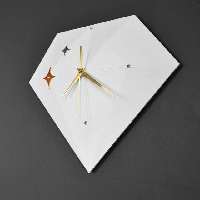 Geometric Nordic Star Minimalist Wall Clock - Image 1