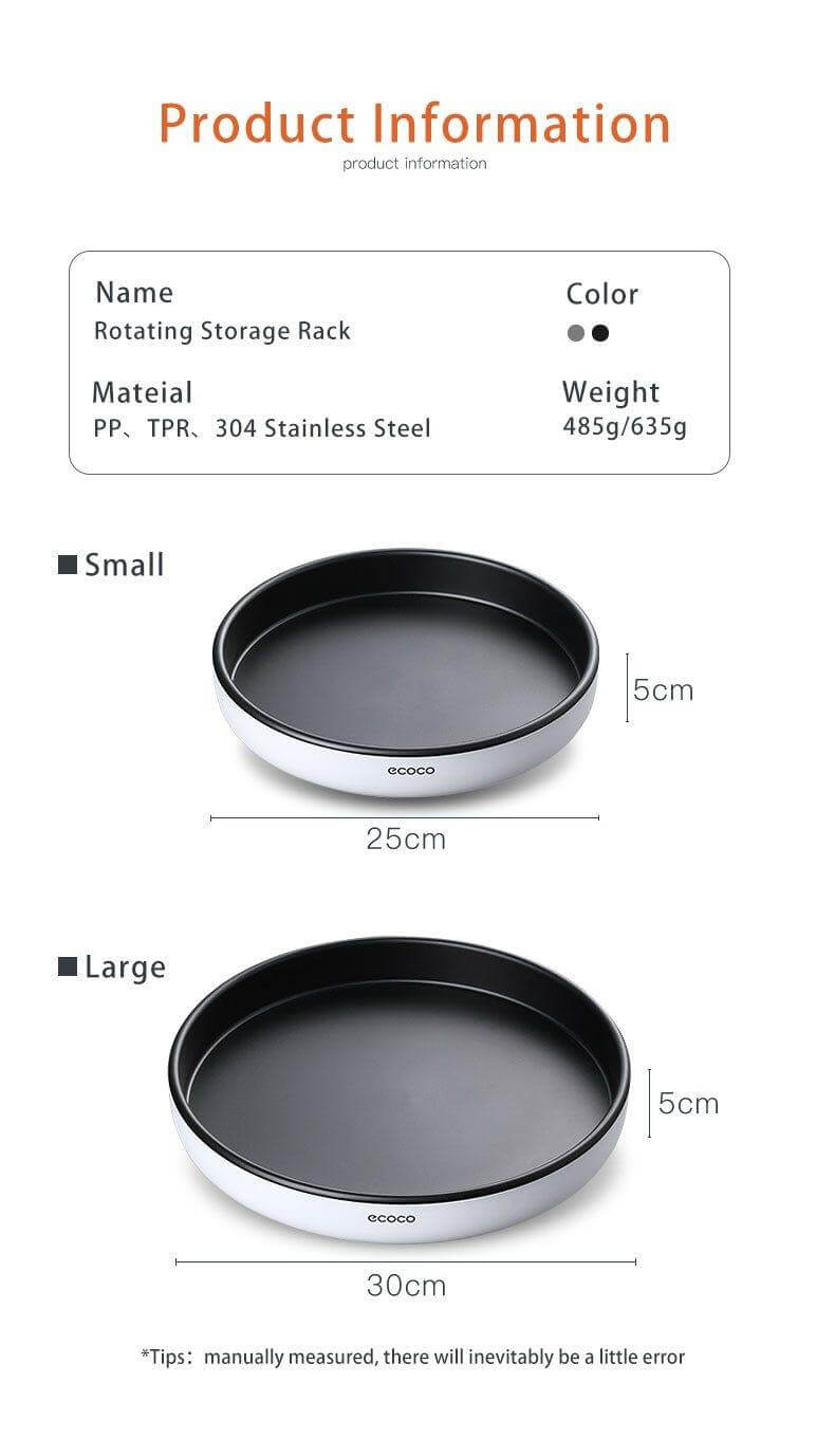 360° Rotating Tray Seasoning Bottle Organizer - Image 10