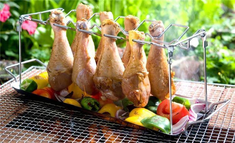 Stainless Steel Chicken Wing Rack - Image 10