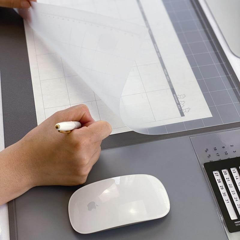 Oversize Business Plan Desk Mat Paper Organizer - Image 2