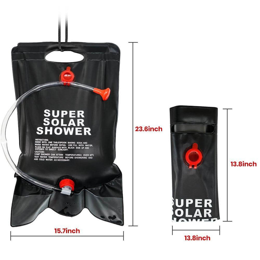 Portable Solar Heated Camping Shower Bag - Image 5