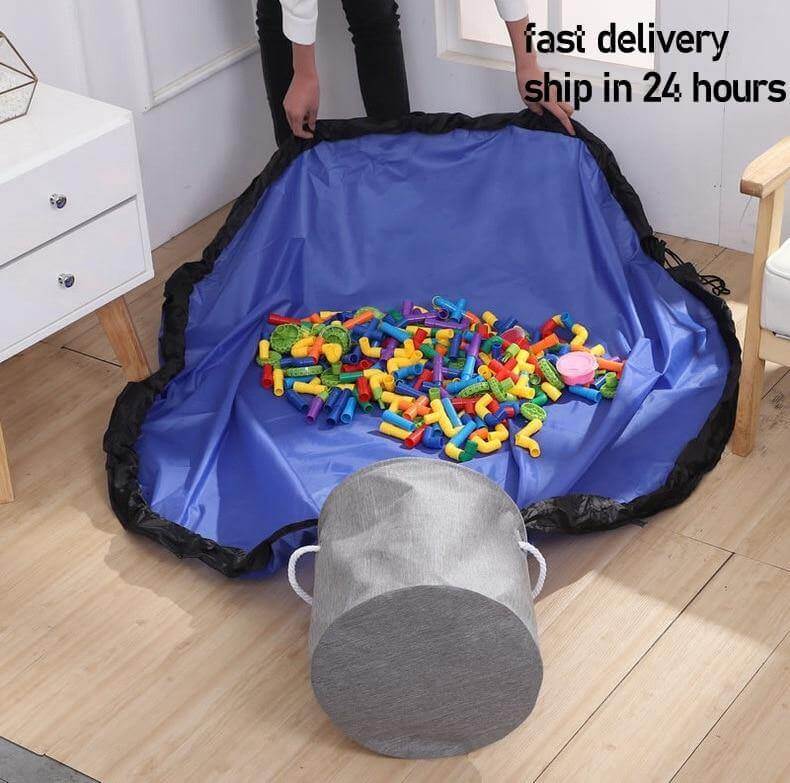 Portable Toy Easy Clean-up Storage Organizer Bag - Image 10