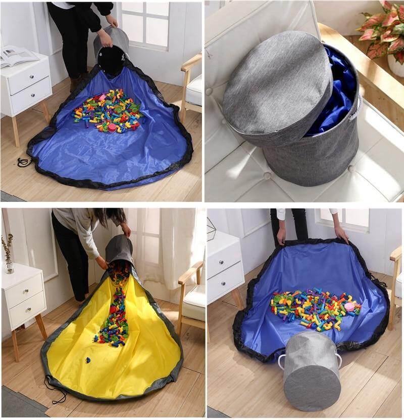 Portable Toy Easy Clean-up Storage Organizer Bag - Image 20