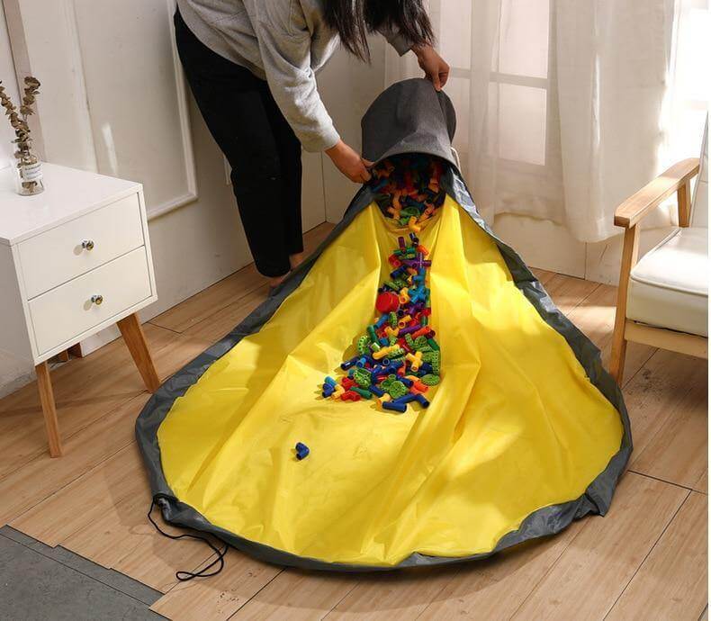 Portable Toy Easy Clean-up Storage Organizer Bag - Image 3